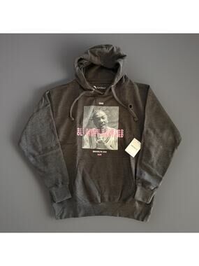 Ol' Dirty Bastard Hoodie Unisex Charcoal/Kangaroo Pocket/Size Small NWT
